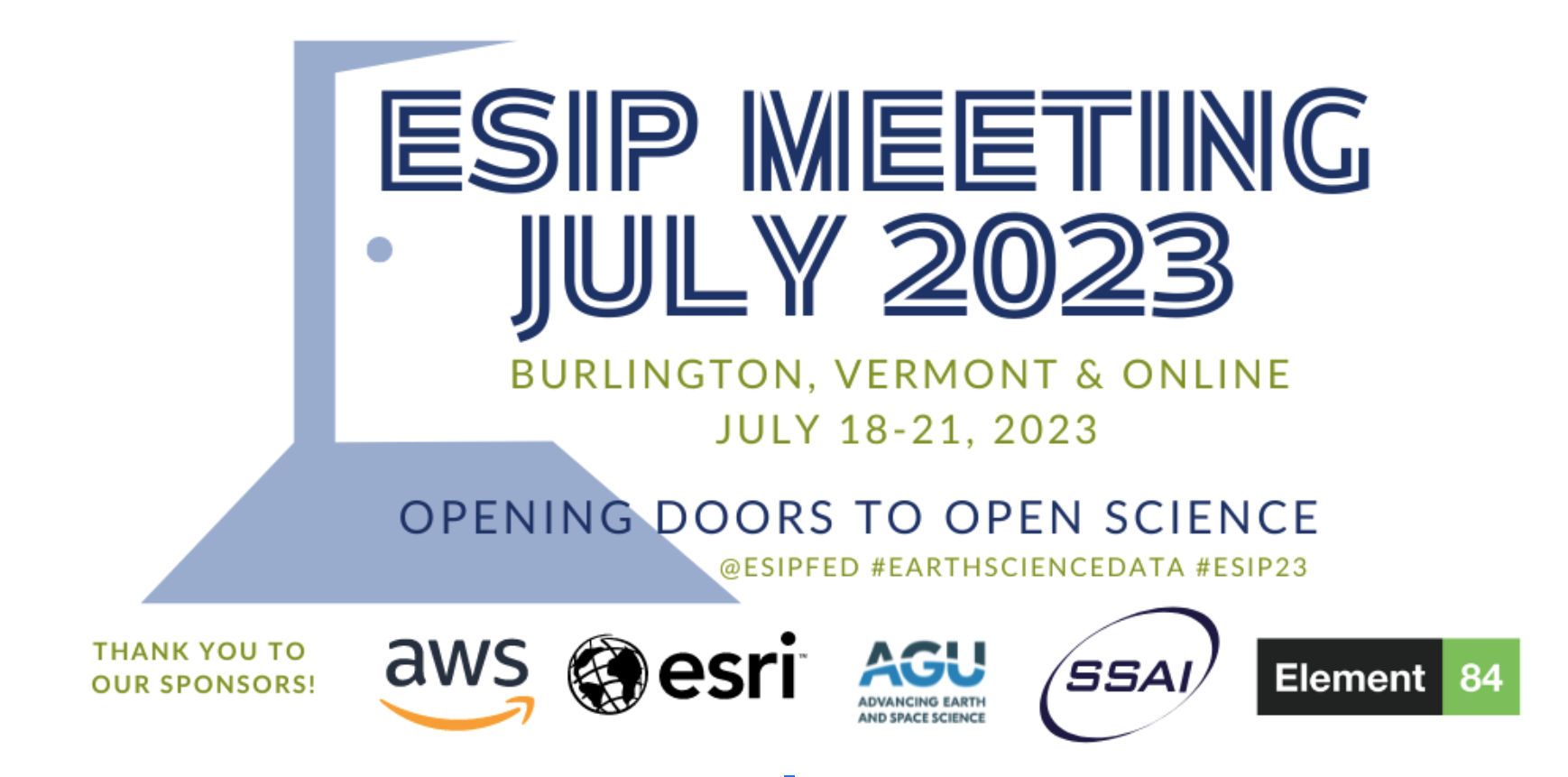 2023 July ESIP Meeting: Full Schedule