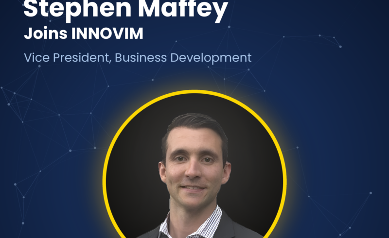 Stephen Maffey, Vice President of Business Development, joins INNOVIM